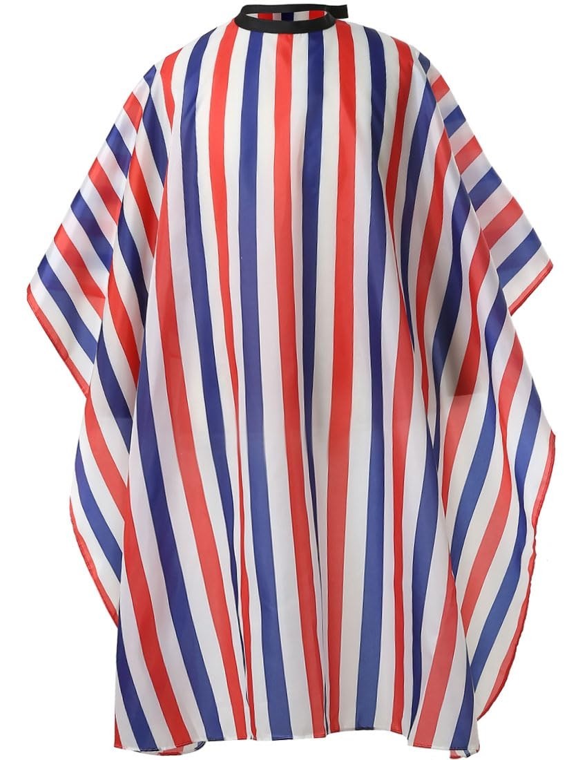Multicolor Hair Salon Cape with Easy Clean Nylon - One Size Fits All