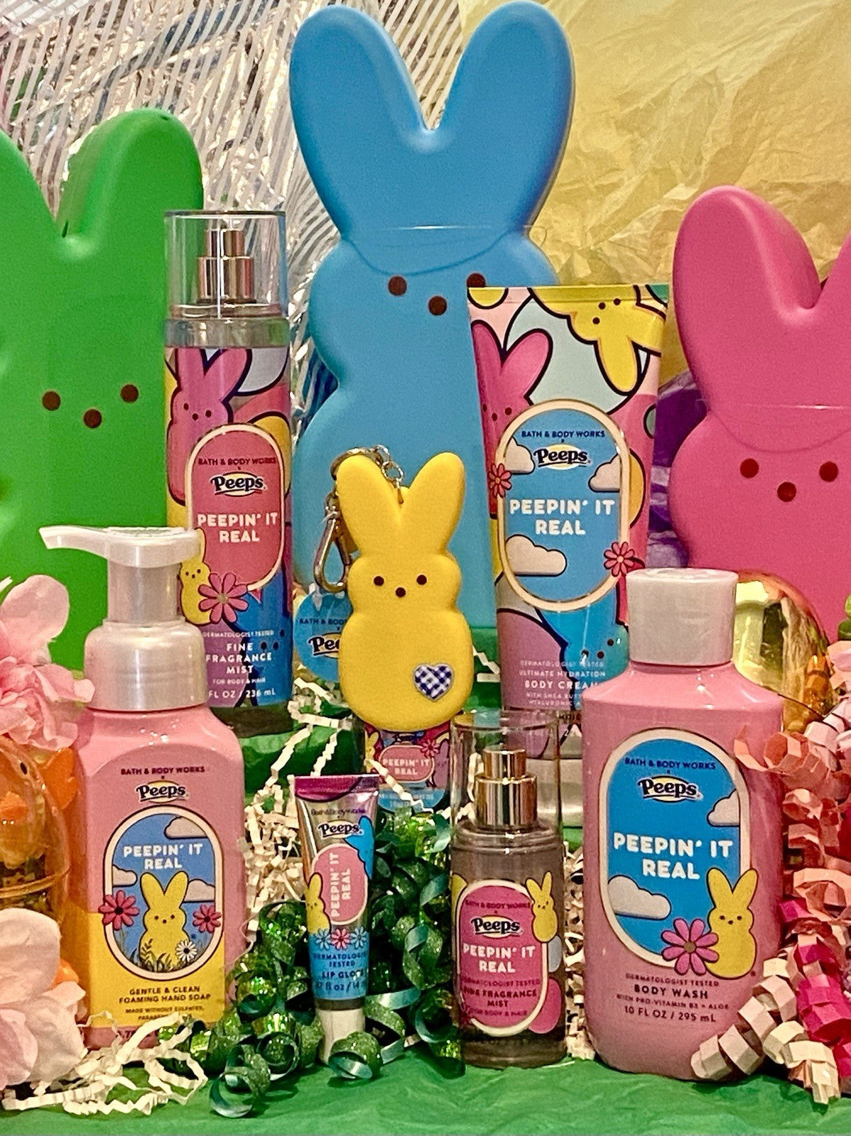 Bath & Body Works Peepin' It Real 8-Piece Bath & Body Set with Bunny PocketBac Holder