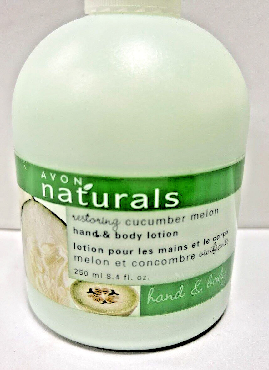 Avon Naturals Cucumber Melon Hand & Body Lotion with Pump - 8.4 oz