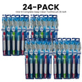 24-Pack Deep Clean Soft Power Toothbrushes for Plaque & Gum Health