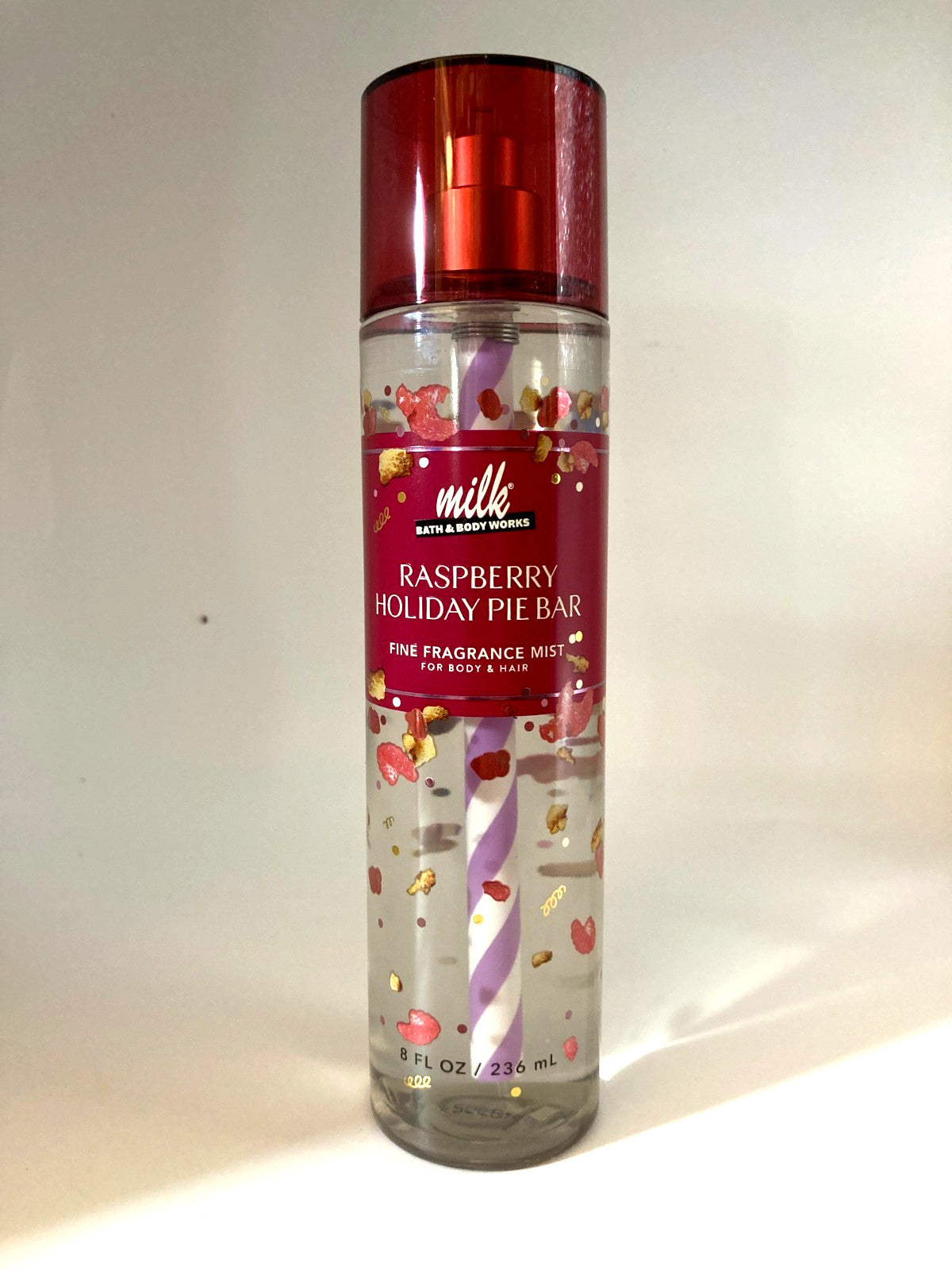 Bath & Body Works Raspberry Holiday Pie Body Mist 8 oz – Fragrance Spray