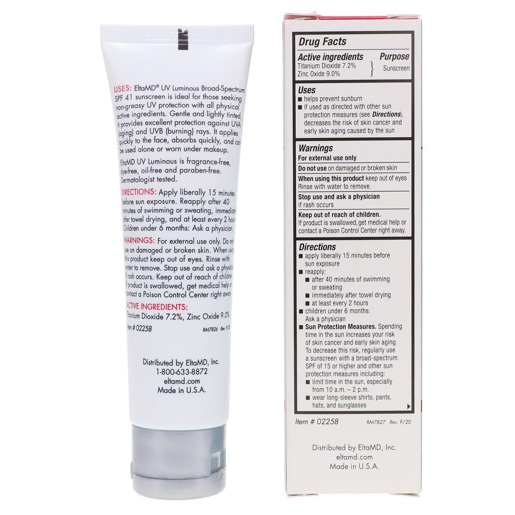 Broad Spectrum SPF 41 Facial Sunscreen with Color Correction - 1.7 oz