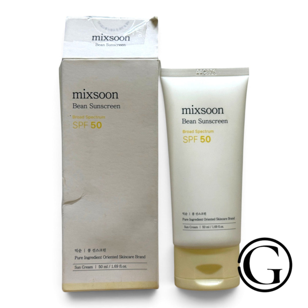 Bean Sunscreen SPF 50 Broad Spectrum 50ml - Natural Finish, Sensitive Skin