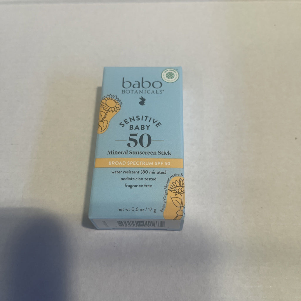 Baby Sensitive Skin Broad Spectrum Sunscreen Stick SPF 50 0.6oz - Hypoallergenic & Gentle
