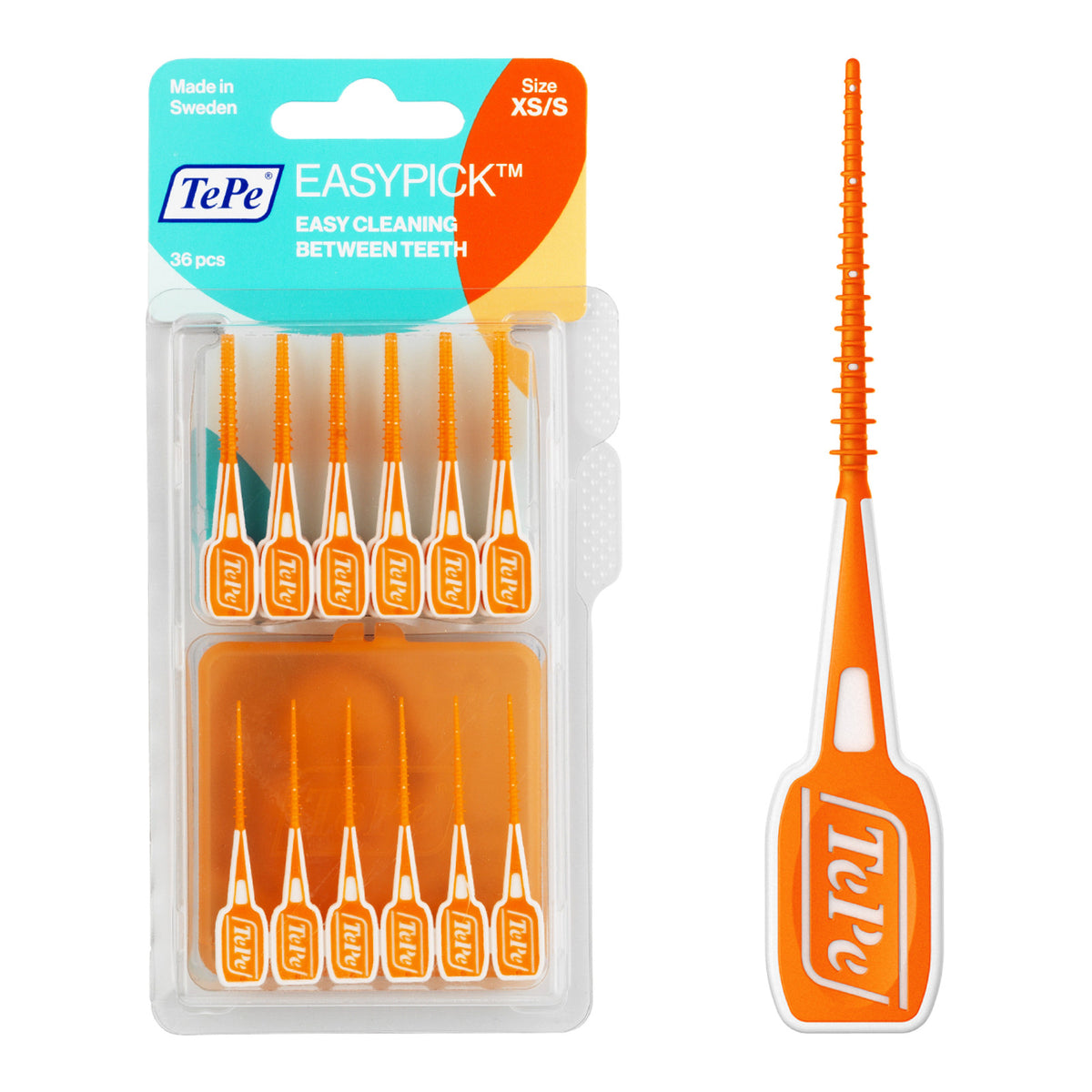 Dental Floss Picks 36-Pack - Conical Design for Narrow & Wide Spaces