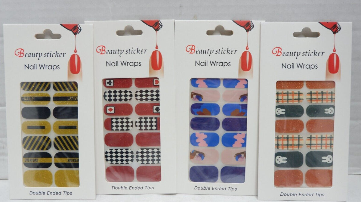 Full Size Nail Wraps & Stickers for Manicure Art Self-Adhesive Decor Strips