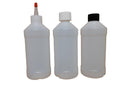 16 oz Plastic Bottles with Choice of Closure - HDPE Liquid Storage