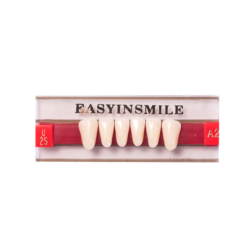 Dental Acrylic Resin False Teeth Full Set - Upper & Lower Dentures A3 Shade