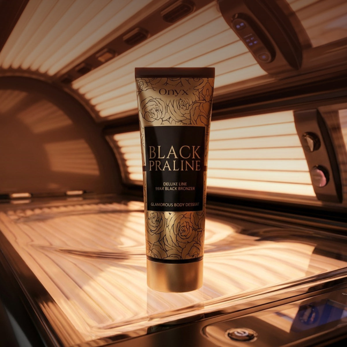 Onyx Black Praline Bronzing Tanning Lotion for Deep Dark Tan 6.76 fl oz