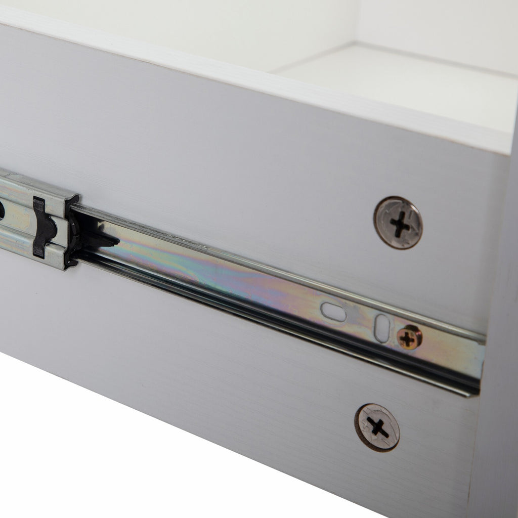 Wall-Mount Styling Station for Hair Salon Barber Spa Storage Cabinet