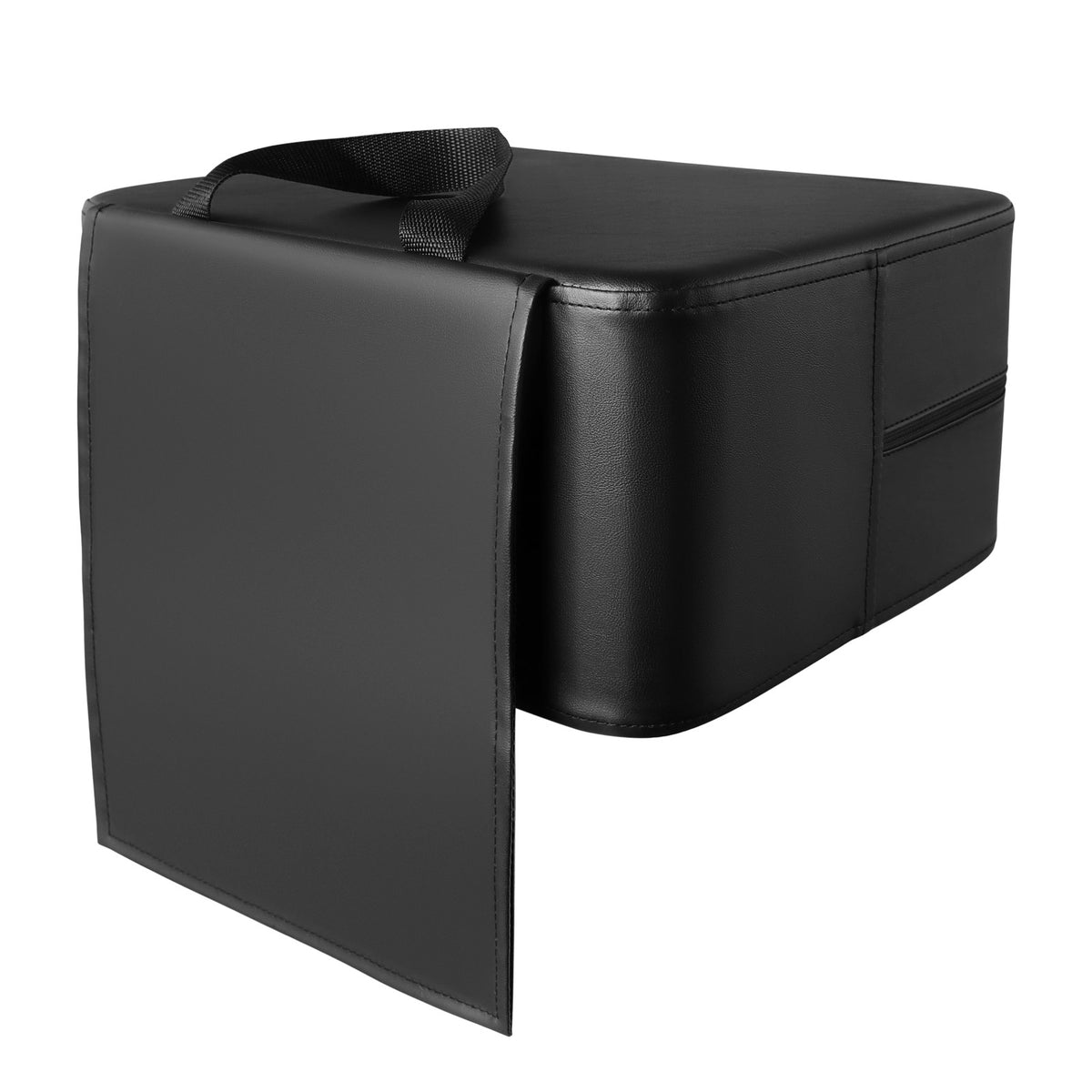 Children's Booster Seat Cushion for Barber Chairs - Black PU & Sponge