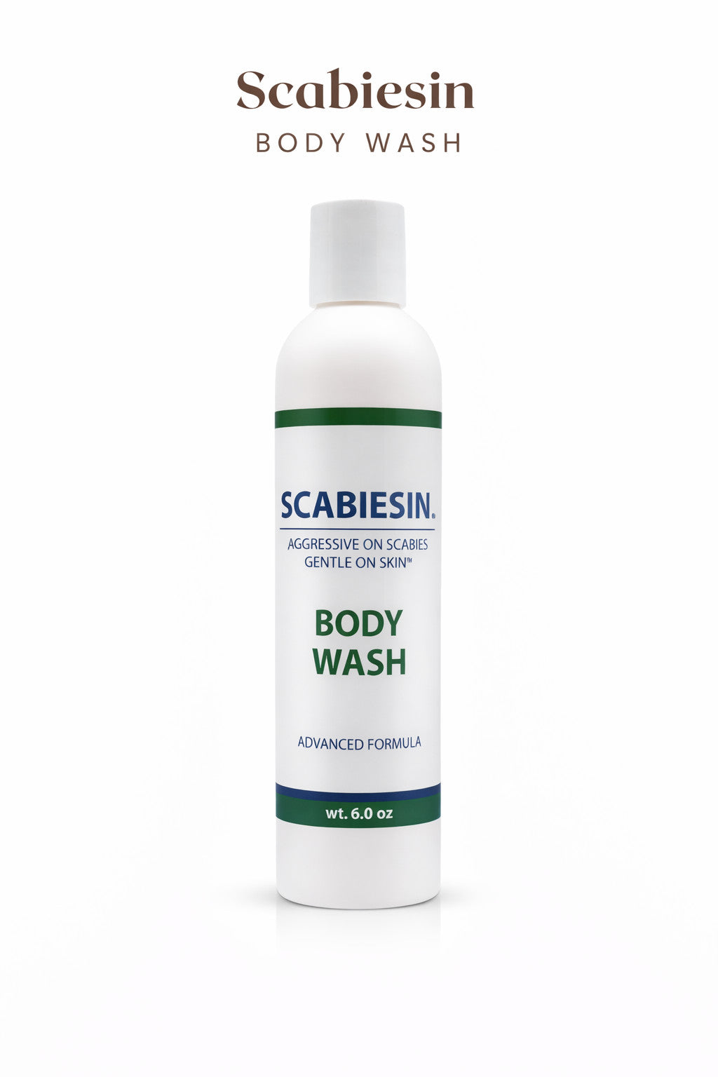 Medicated Body Wash for Scabies-Prone Skin 6oz - Fast-Acting Treatment