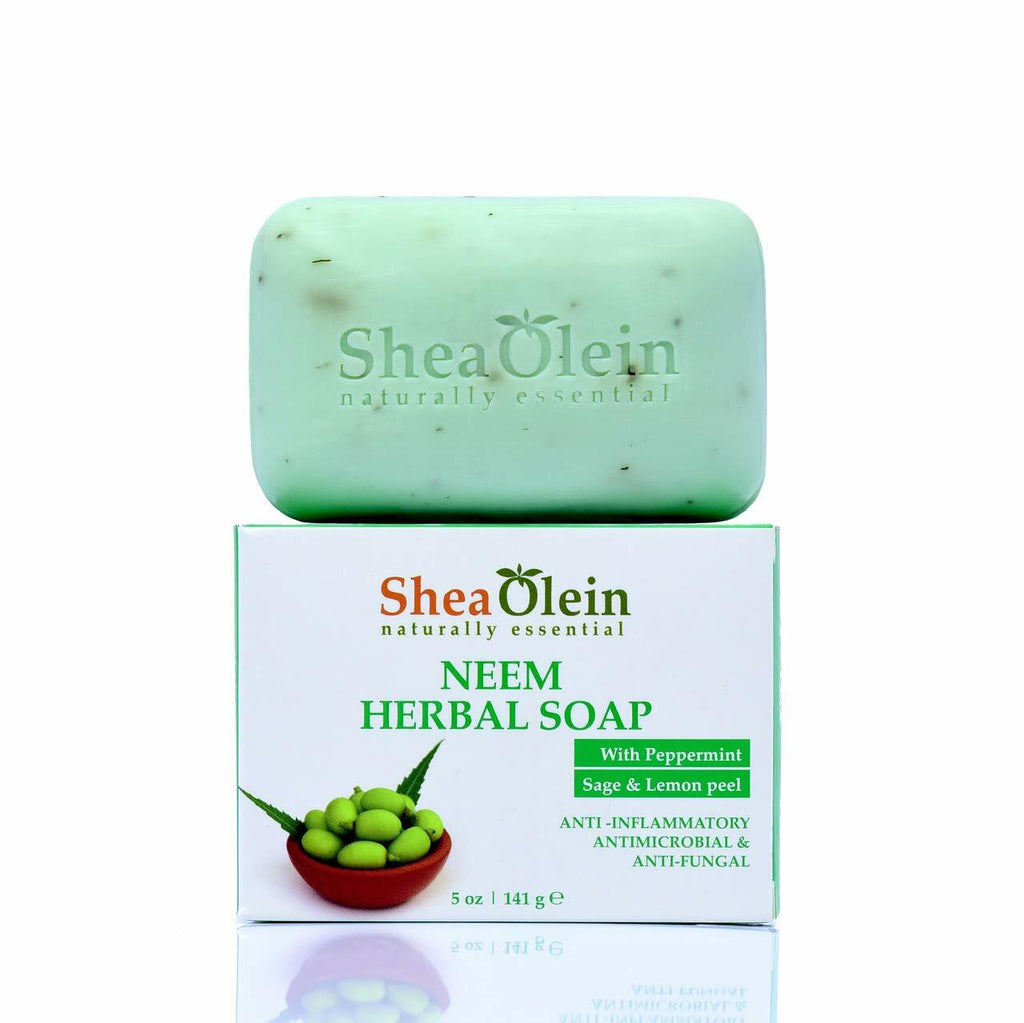 Assorted Shea Oil & Herbal Bar Soaps - Natural Moisturizing Skincare Set