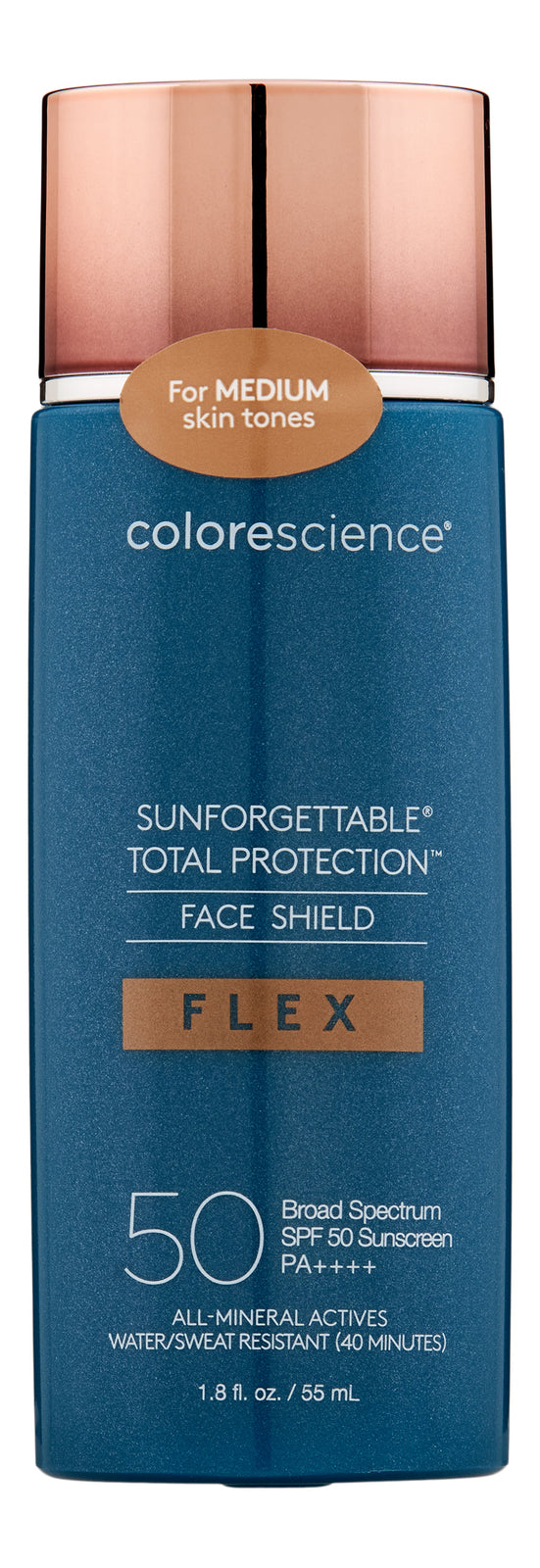 SPF 50 Face Shield with Medium Coverage - Total Protection Sunblock 1.8 fl oz