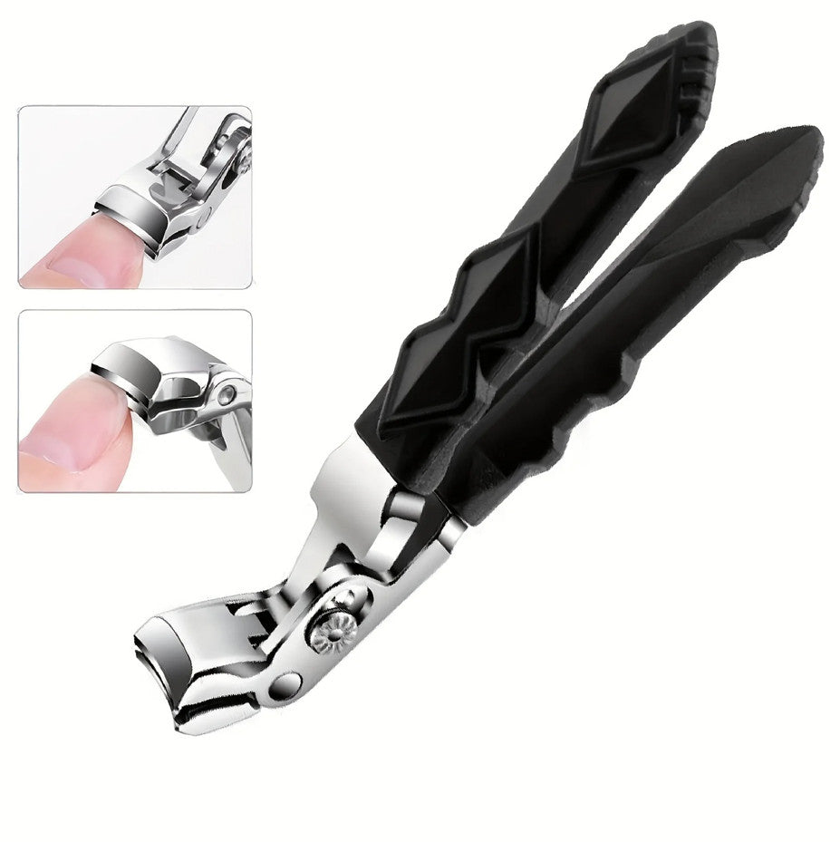 Professional Stainless Steel Toenail Clippers for Seniors Wide Jaw Design