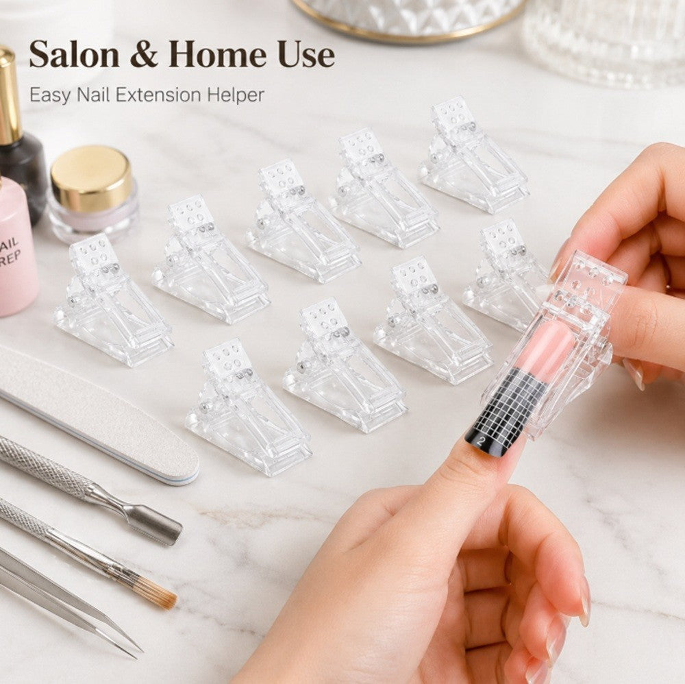 10 Pack Nail Tip Clipper Set for DIY Gel Extensions & manicures