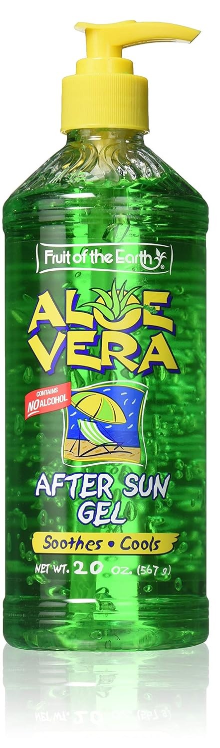 Aloe Vera After Sun Gel for Skin Moisturizing & Sunburn Relief - 20 fl oz, 2 Pack