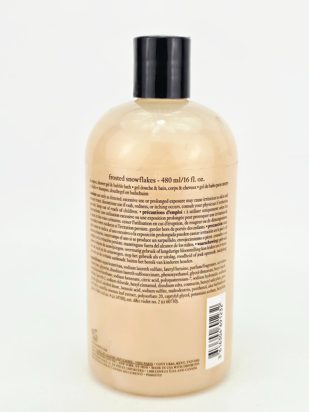 Philosophy Frosted Snowflakes Shower Gel & Bubble Bath 16 oz