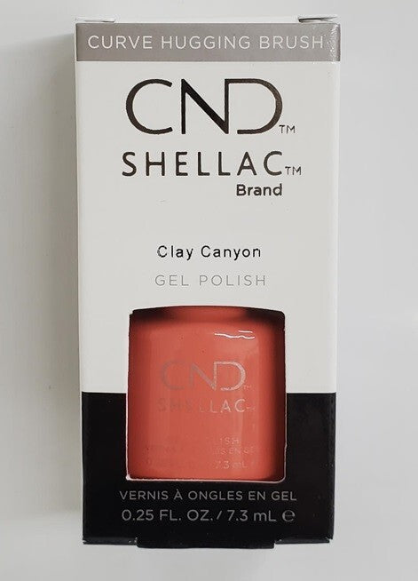 CND Shellac Color Coat - Clay Canyon Nail Polish 0.25 oz for Long-Lasting Manicure