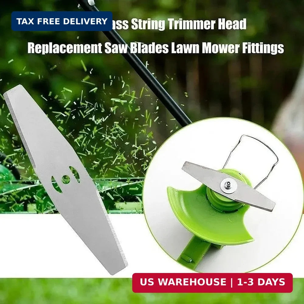 8 Pack Universal Metal Weed Eater Trimmer Blades for Lawn & Garden