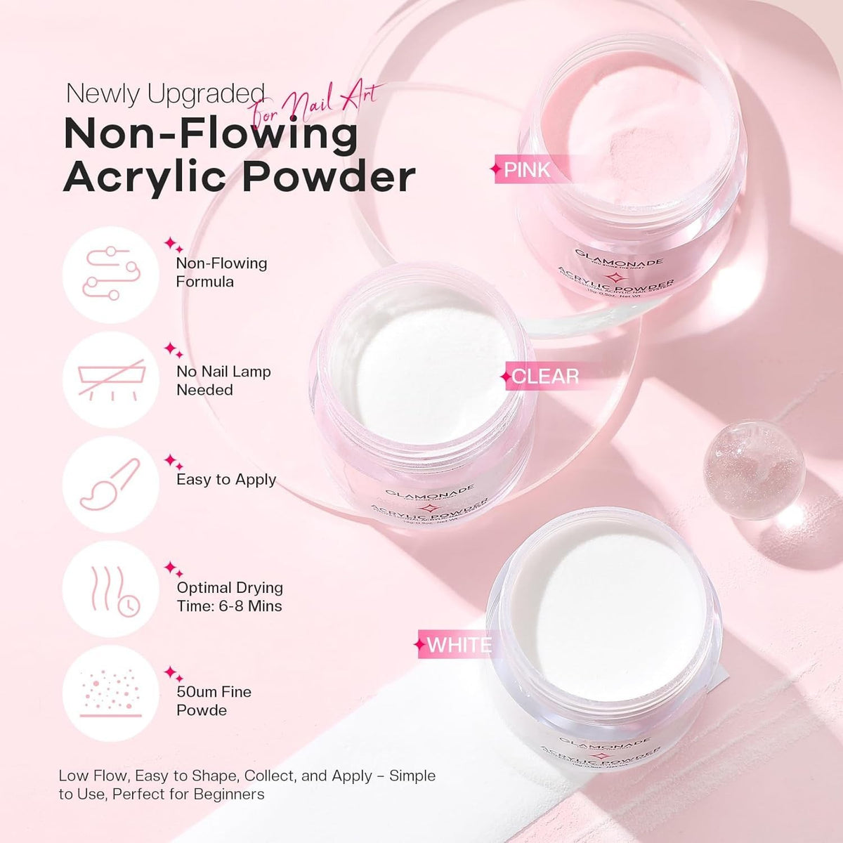 Professional Acrylic Nail Kit with Gel Polishes and Tools - Beginners & Salon Use