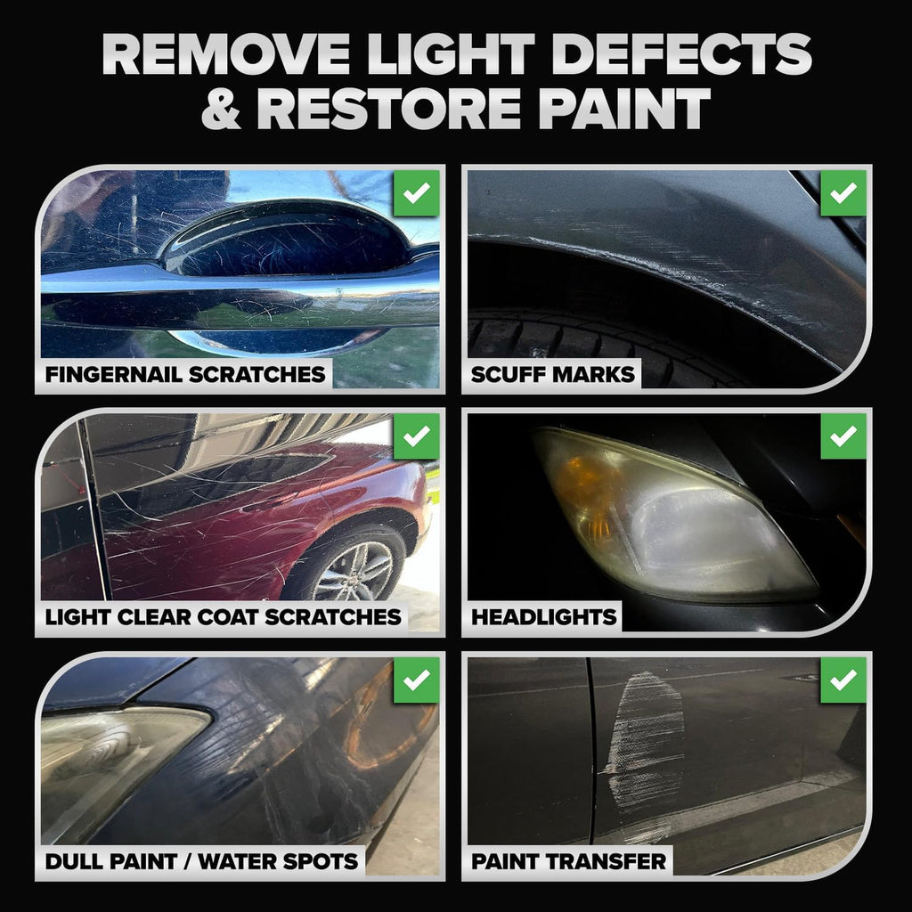 Car Scratch Remover Kit for Dark Paints - Swirl & Oxidation Repair