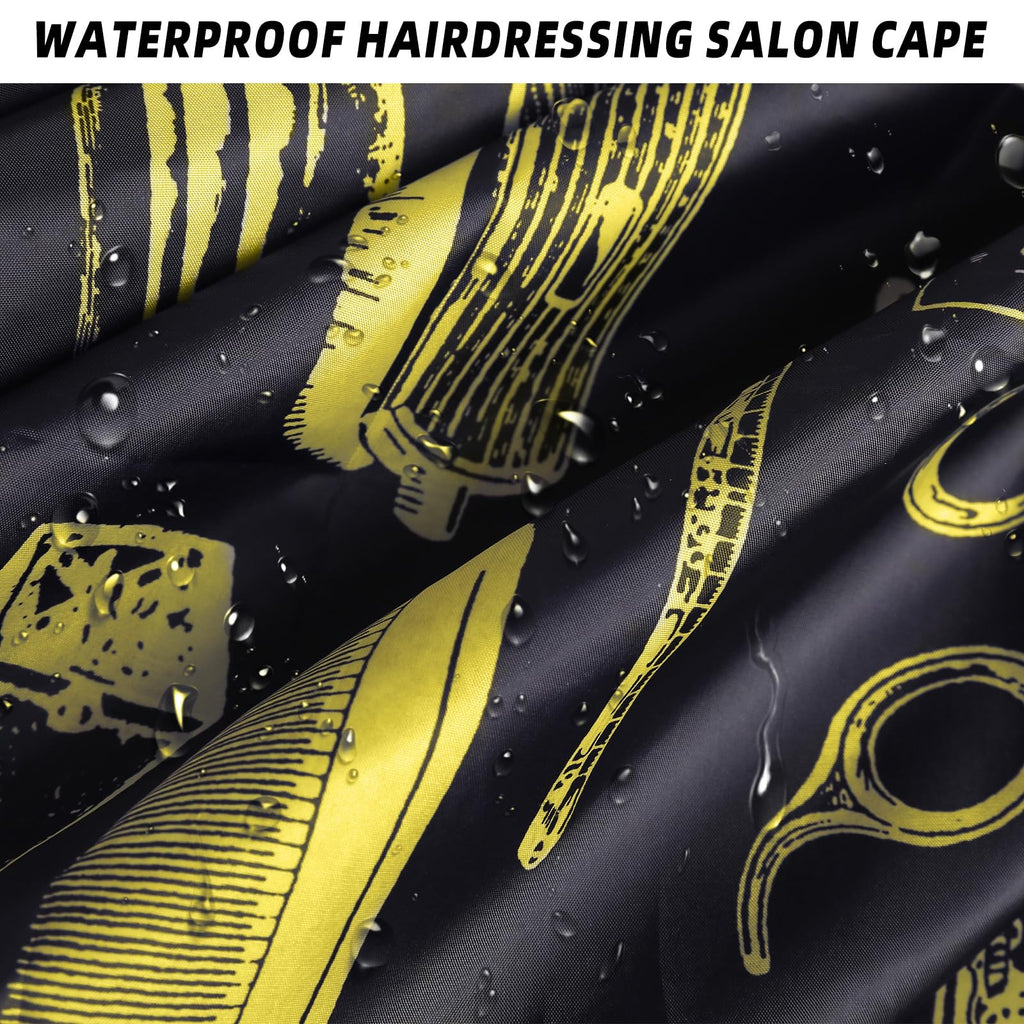 Waterproof Barber Cape for Men and Women - Hair Cutting Salon Cover