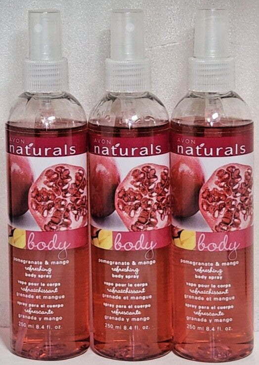 Refreshing Pomegranate & Mango Body Spray - Lot of 3 - 8.4 fl oz