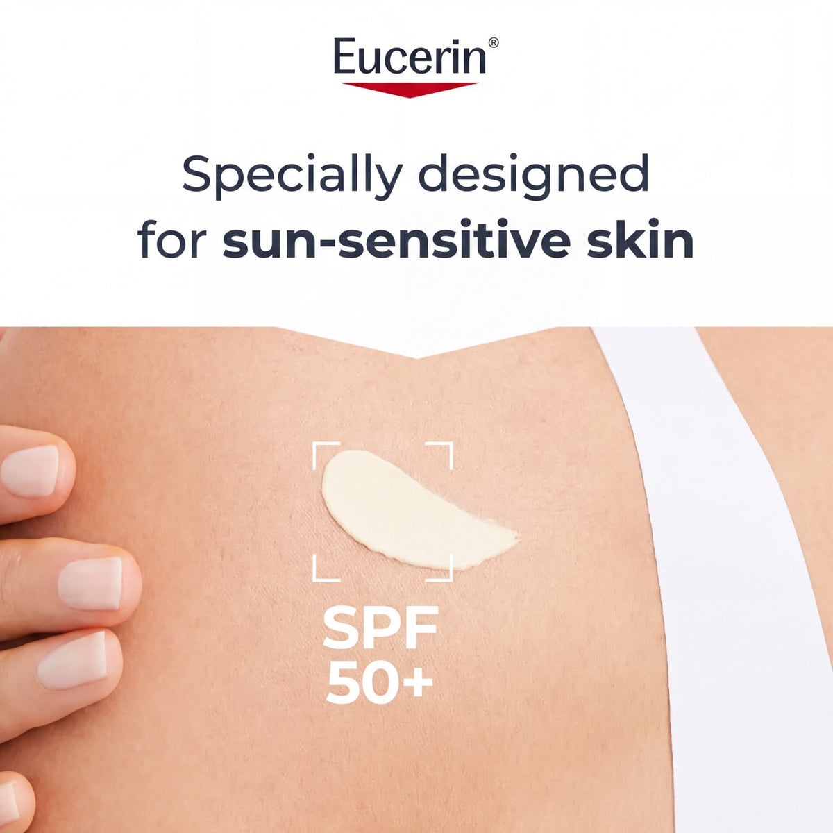 SPF 50 Sunscreen Gel Cream for Face & Body - Water-Resistant, Sensitive Skin Safe