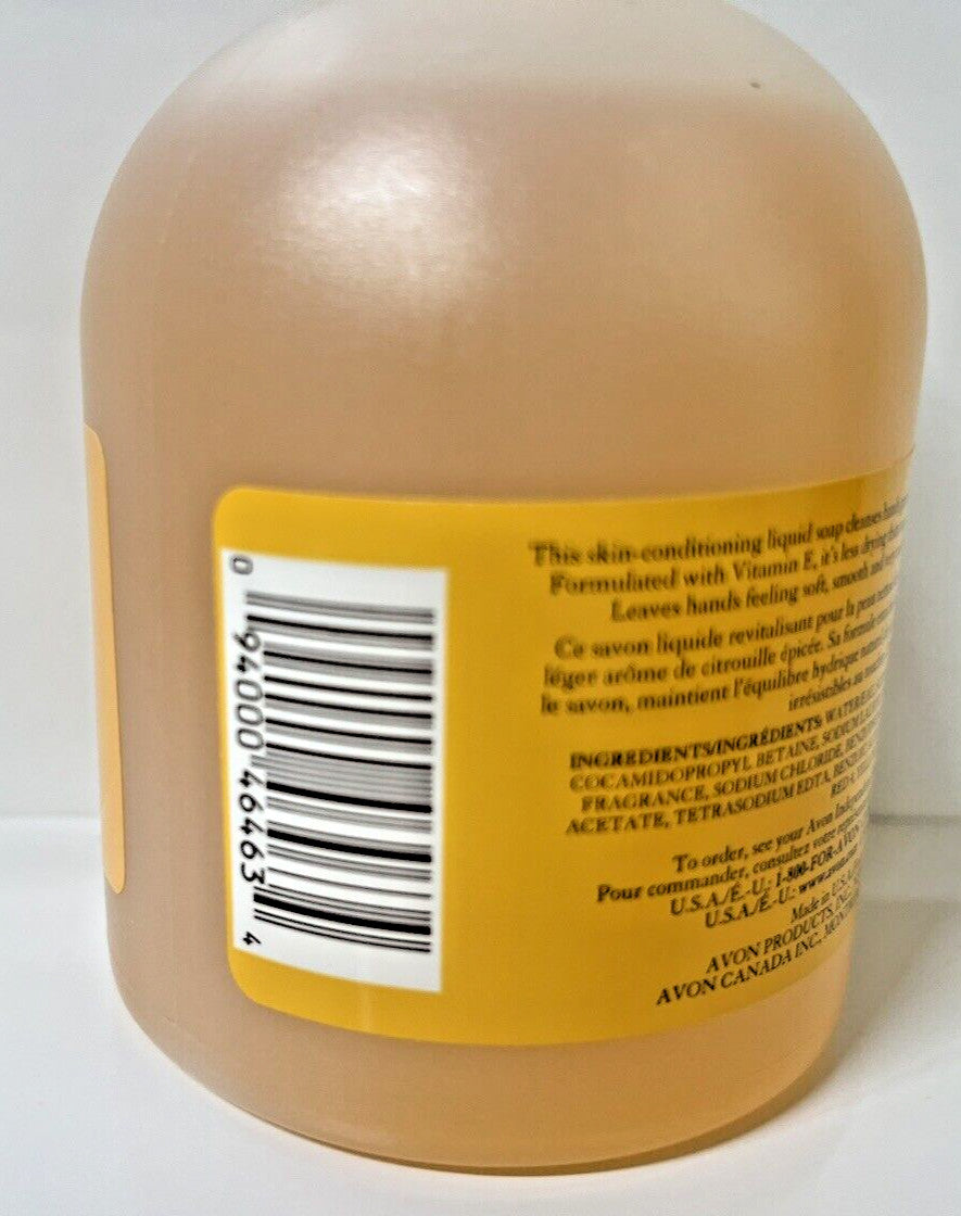 Pumpkin Spice Liquid Hand Soap with Pump - 8.4 oz - Avon Discontinued