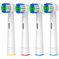 Electric Toothbrush Heads Compatible with Oral B Braun - Multi Pack Sizes