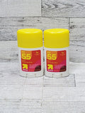 Adult SPF 55 Sunscreen Stick - Waterproof Sunblock, 1.5oz, 2 Pack