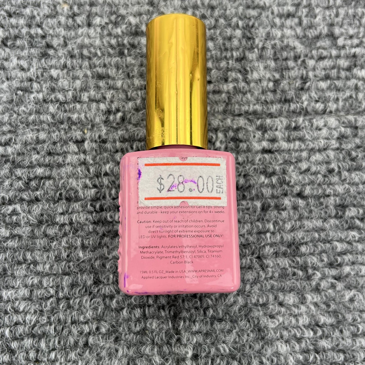 Apres Extend Gel Bottle 15ml - Soak Off Soft Nail Gel Adhesive