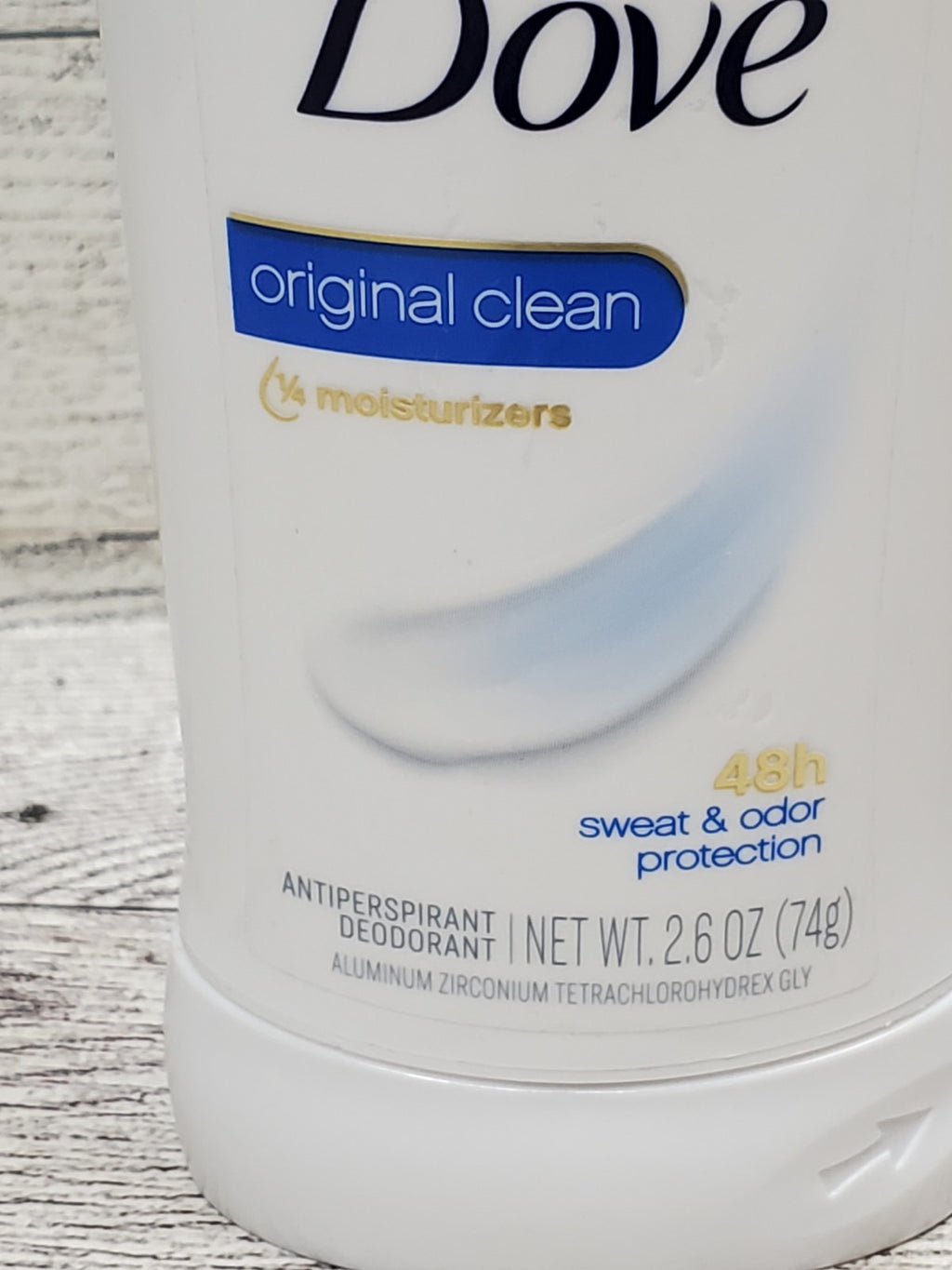Dove Moisturizer Deodorant Powder Original Clean 2.6 oz - Pack of 3