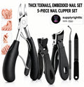 Heavy Duty Toenail Clippers Set for Seniors Thick Toenails Large Nail Care Tools