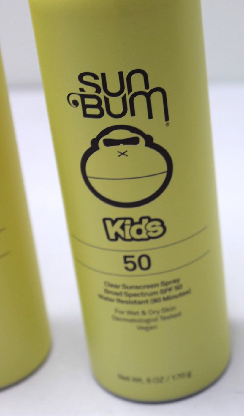 Sun Bum Kids SPF 50 Clear Body Spray Sunscreen - 6 Oz, Pack of 3
