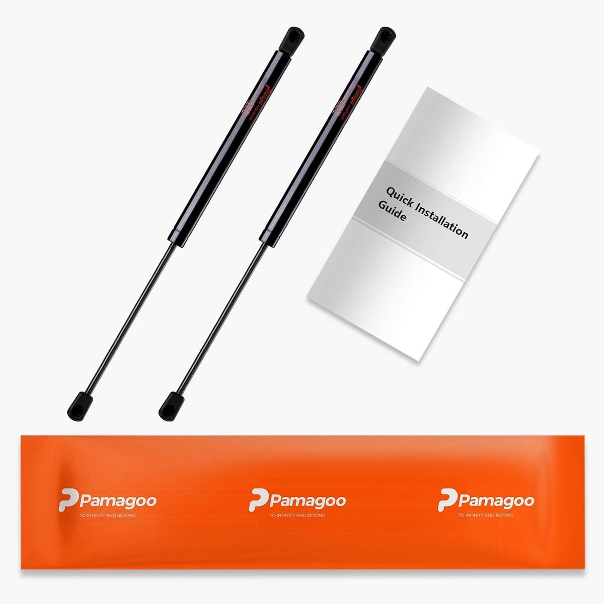 20 Inch Gas Struts for Tanning Bed & RV Doors 60 Lbs Heavy Duty Shock