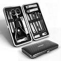 Professional Nail Clippers Set for Women Travel Manicure Kit Metallic