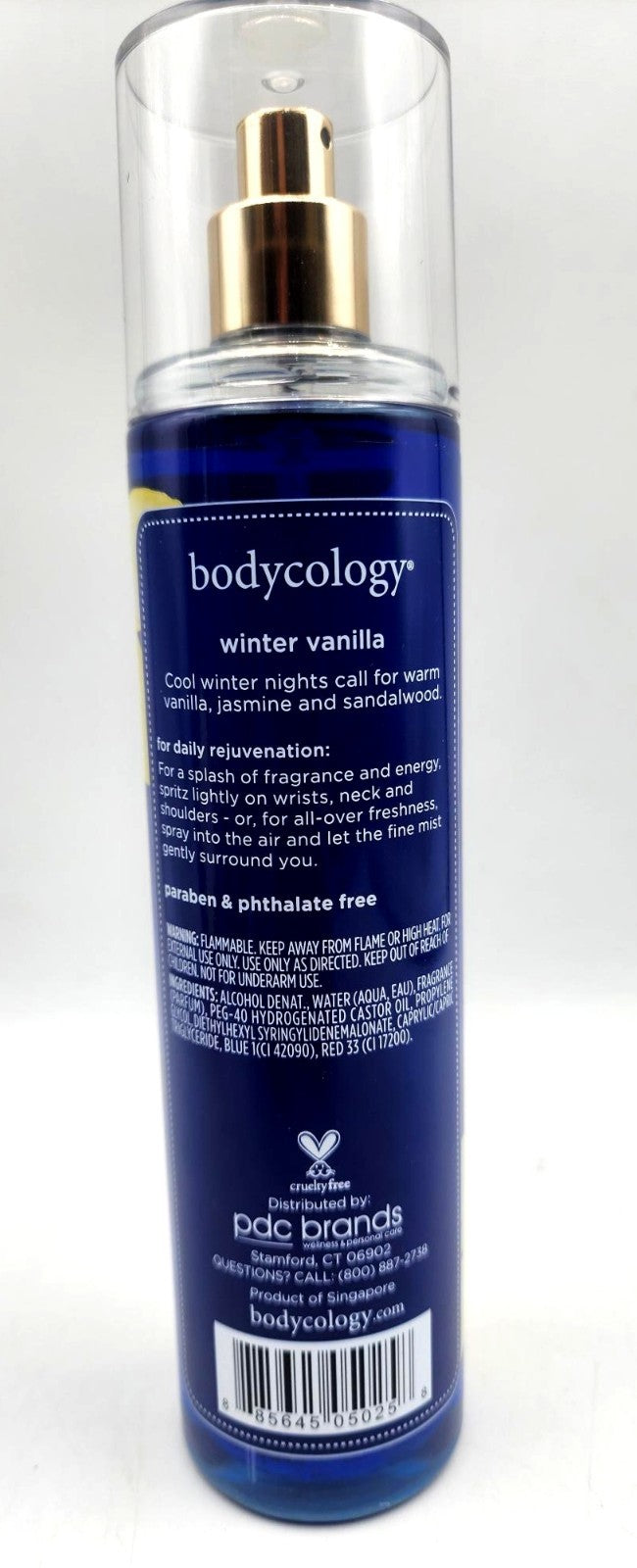 Winter Vanilla Body Wash & Fragrance Mist Set - Moisturizing Body Cream