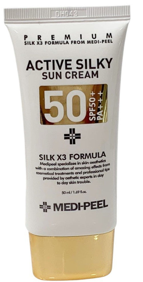 SPF50+ PA+++ Sun Cream with Silky Texture - 50ml, Set of 2