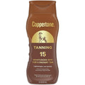 Coppertone SPF 15 Tanning Sunscreen Lotion - Water Resistant, Moisturizing, 8 Fl Oz