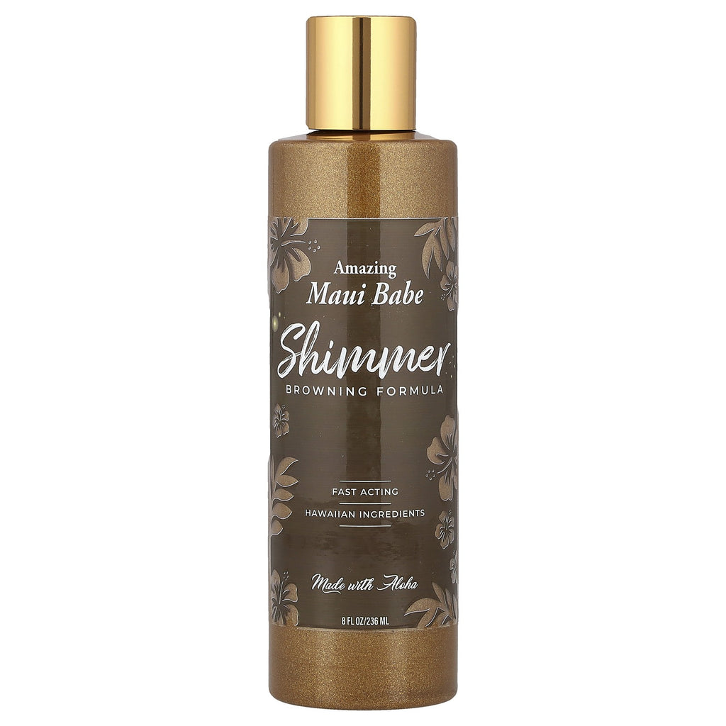Hawaiian Natural Shimmer Browning Formula with Gold Micro-Flecks - 8 fl oz