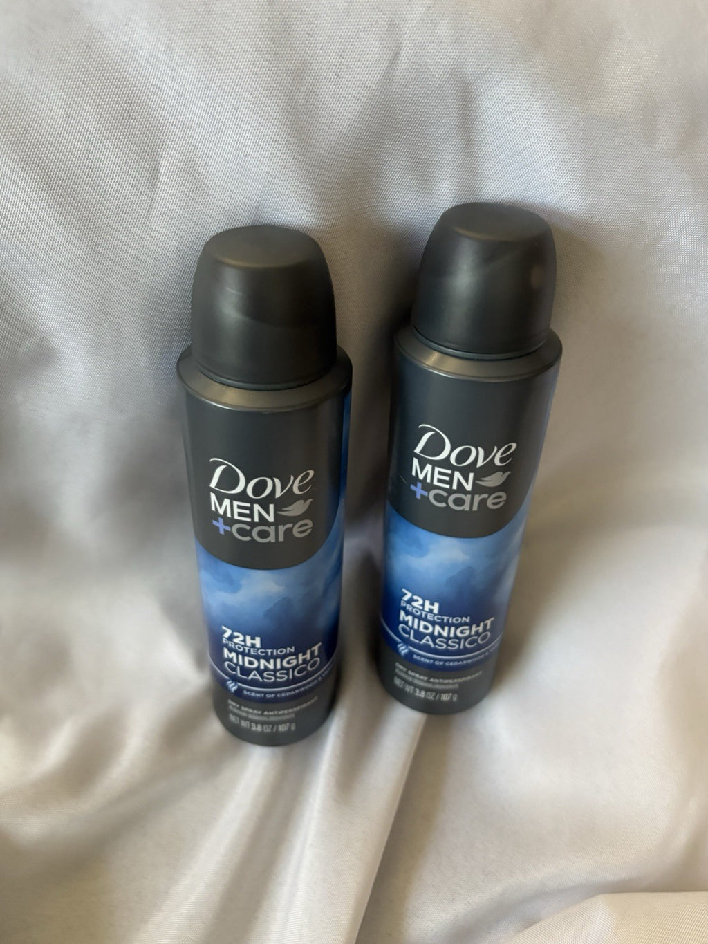 Dove Men+Care Midnight Classico Dry Spray Antiperspirant 3.8 oz Pack of 2