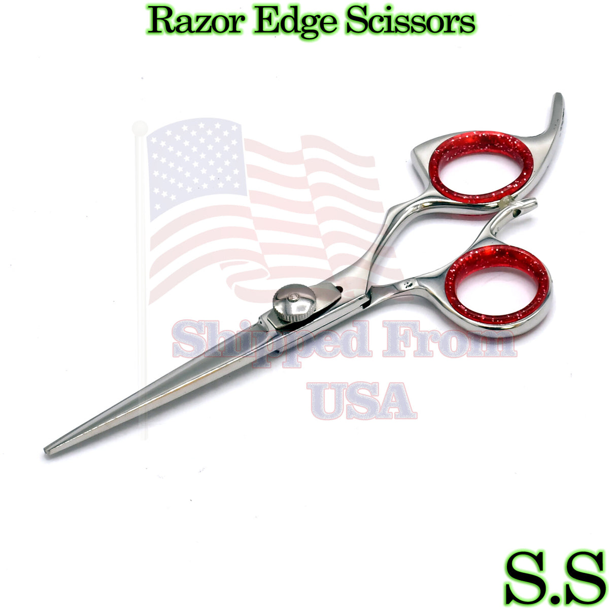 6.5 Inch Hair Cutting Scissors - Barber Razor Edge Styling Tool