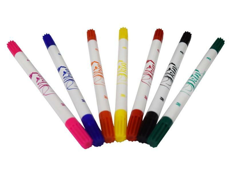 Tattoo Pen Twin Tip Set of 7 - Skin Companion Body Marking Markers