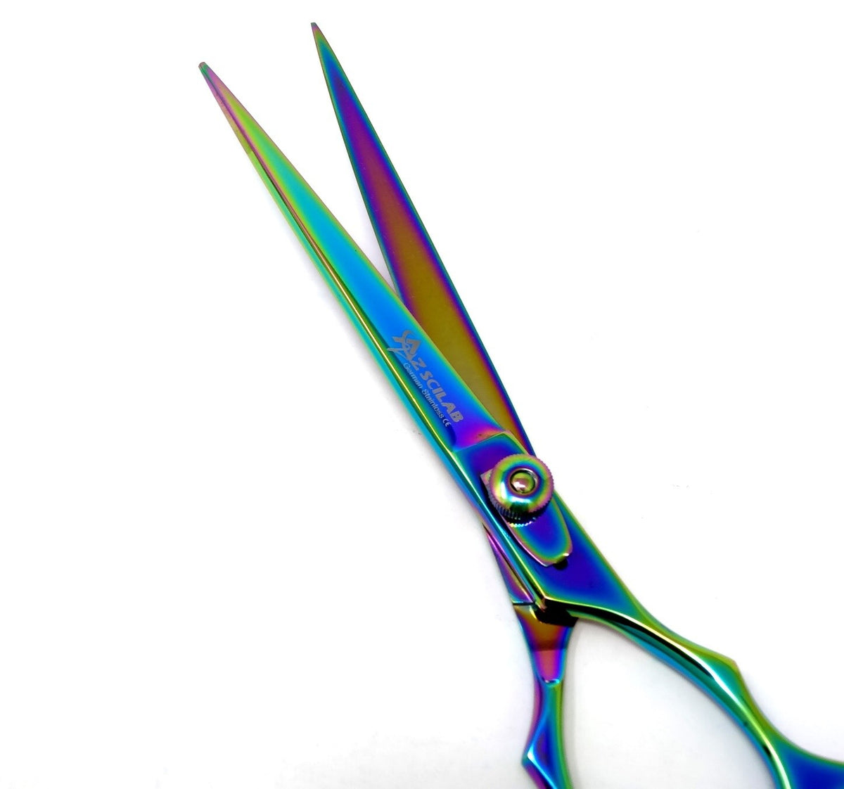 Professional German Hair Cutting Scissors 6.5 Inch Multi Color Titanium Coated Shears