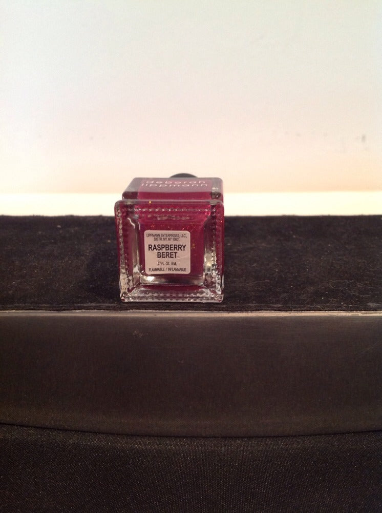Mini Raspberry Beret Nail Polish - Red, 0.27 fl oz, Long-Lasting & Natural Formula