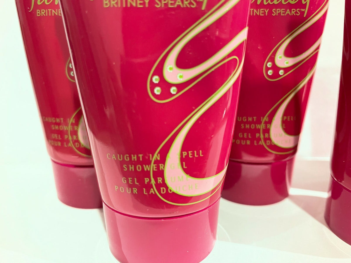 5 Piece Fantasy Shower Gel Gift Set - Britney Spears Caught In The Spell, 1.7 oz Each