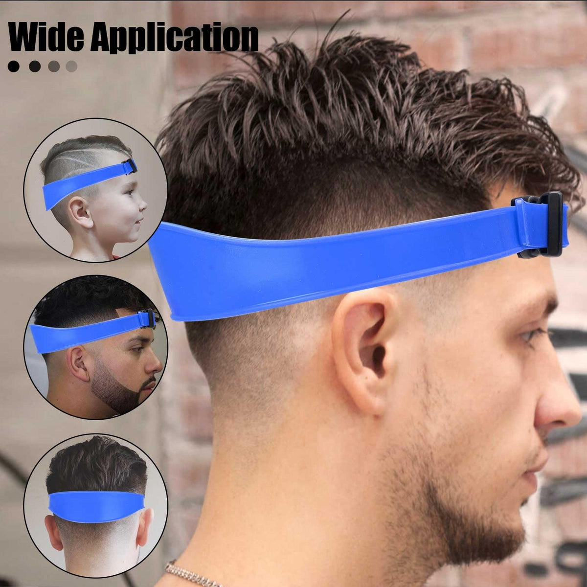 Professional Hair Trimming Guide Neckline Shaving Template for DIY Haircut