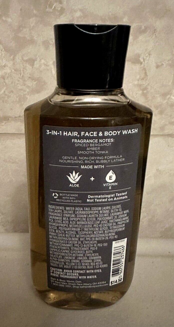 Bath & Body Works After Dark Body Wash for Hair and Body 10 oz - New